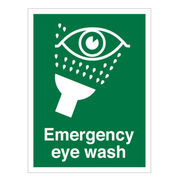 Emergency Eye Wash Sign